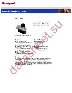 BZE6-RNX1 datasheet  